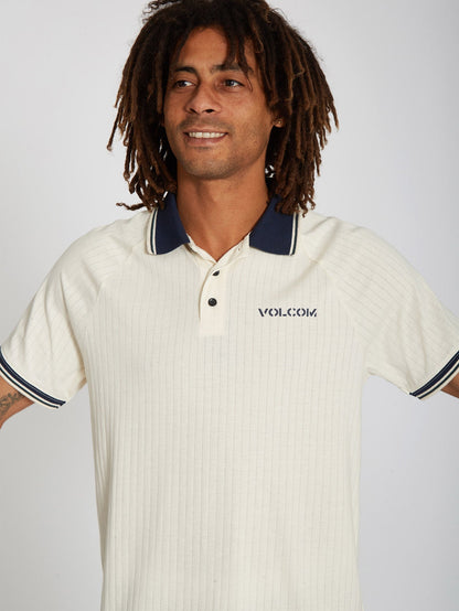 Skate Vitals Chris Pfanner Polo - WHITE FLASH