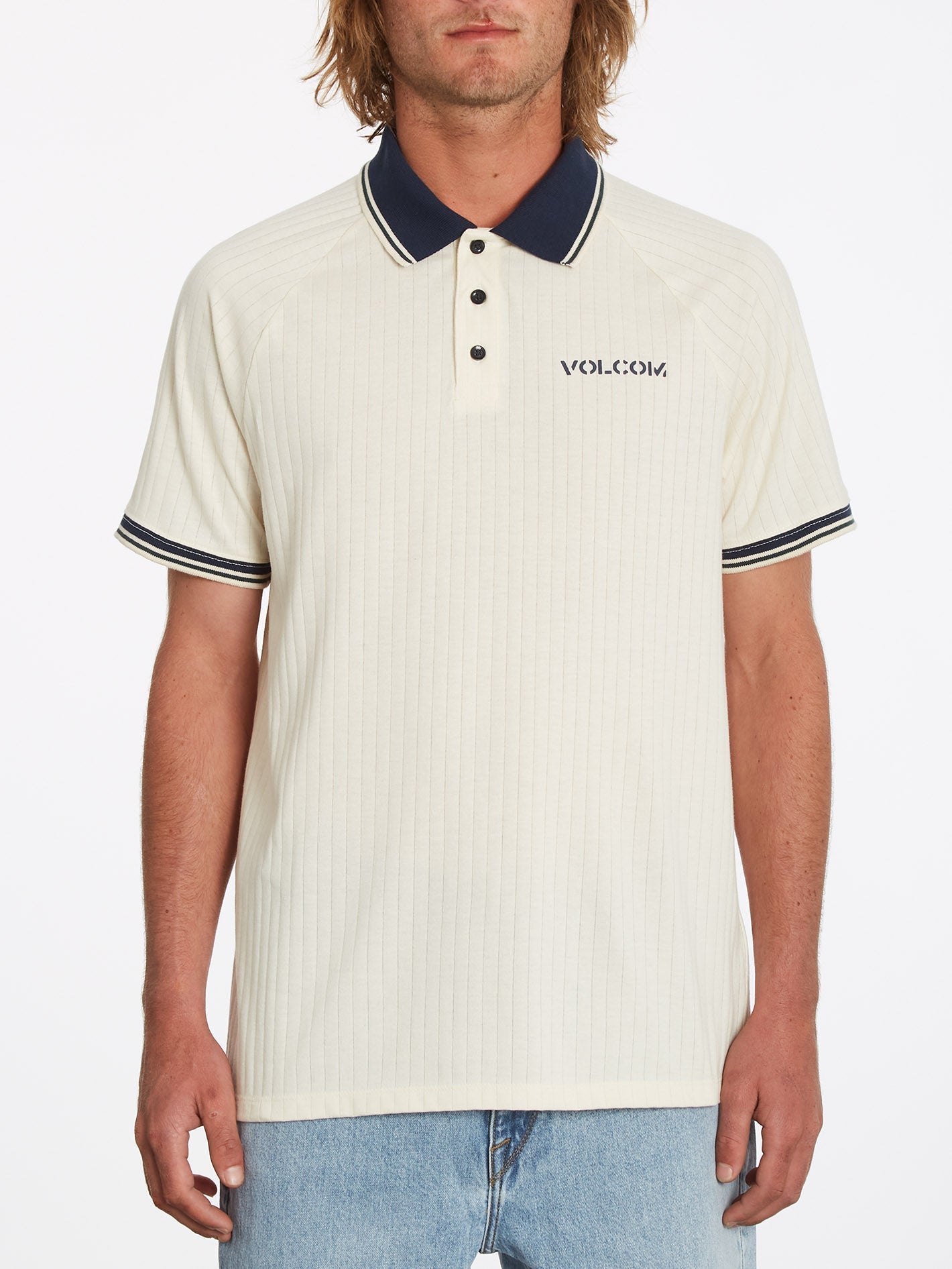 Skate Vitals Chris Pfanner Polo - WHITE FLASH