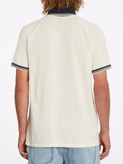 Skate Vitals Chris Pfanner Polo - WHITE FLASH
