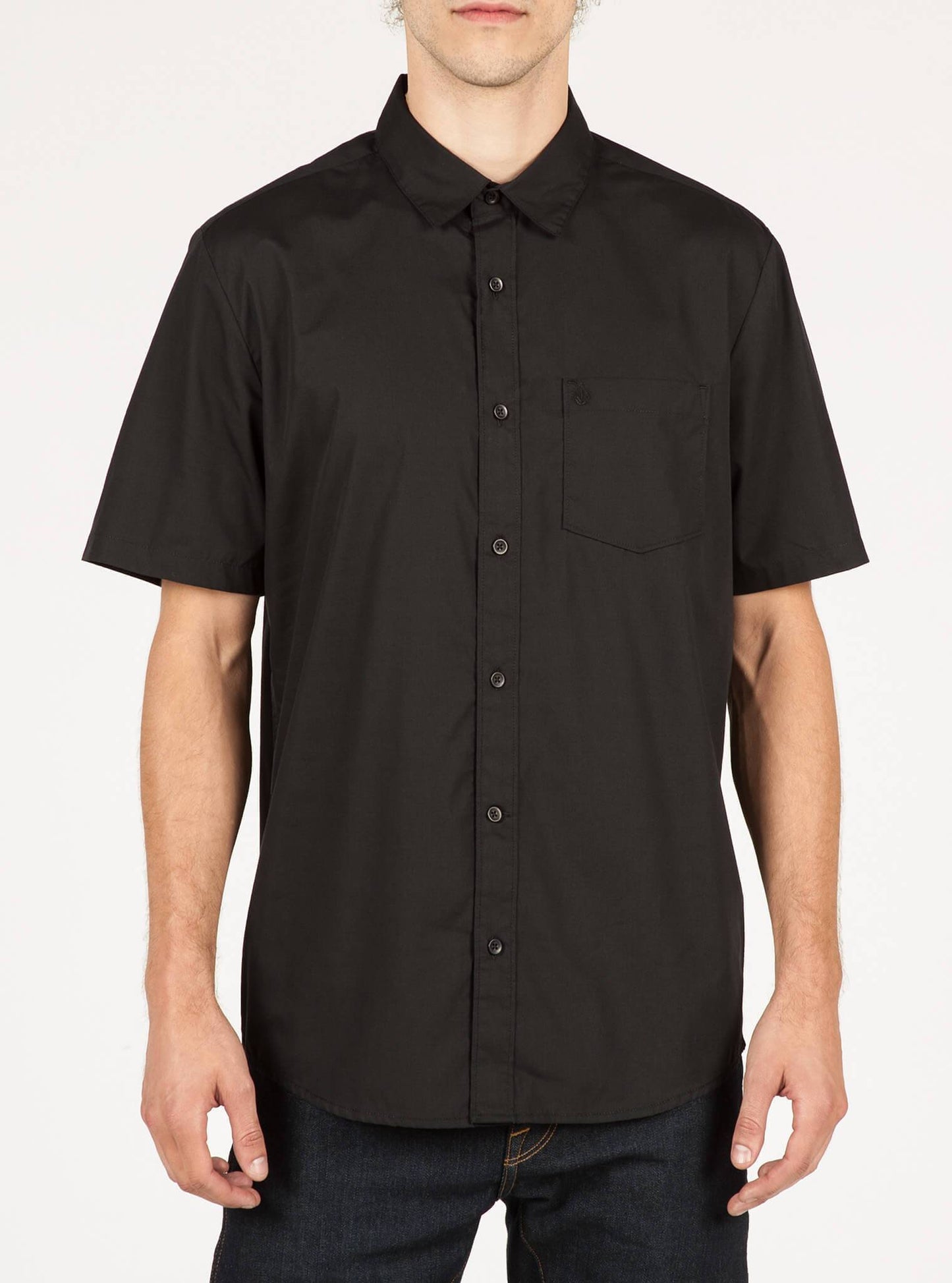 Everett Solid Shirt - Black
