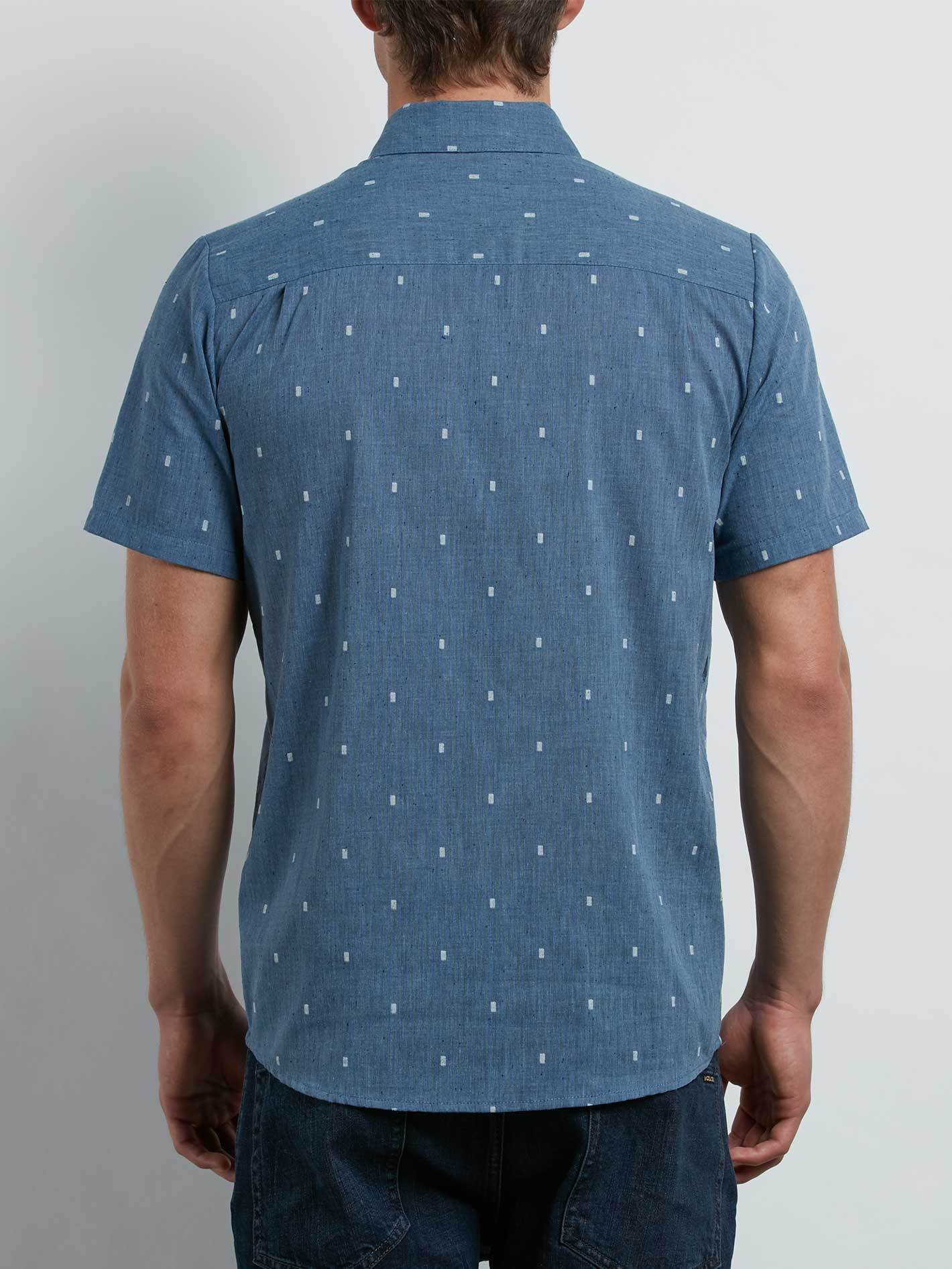 Gladstone Short Sleeve Shirt - Deep Blue