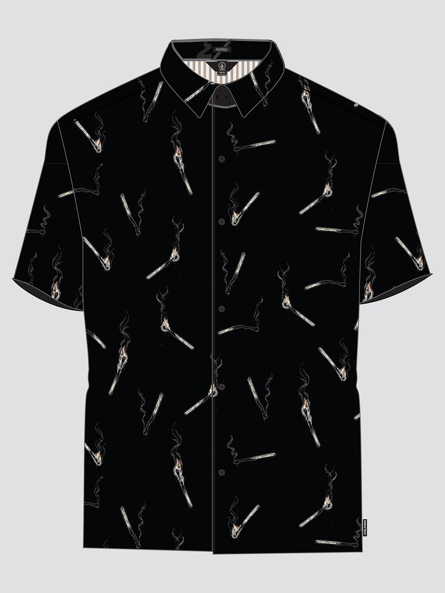 Waits Short Sleeve Shirt - Black