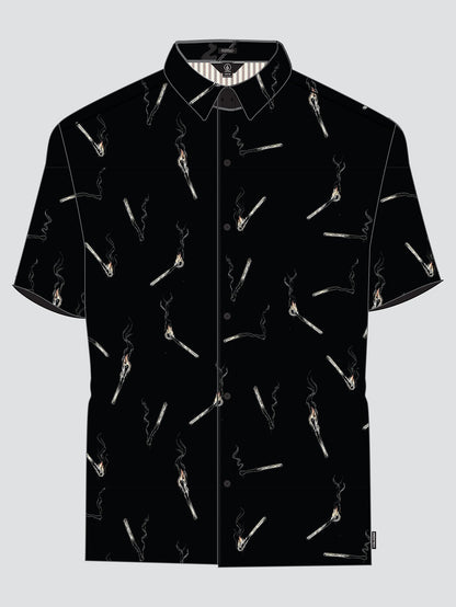 Waits Short Sleeve Shirt - Black