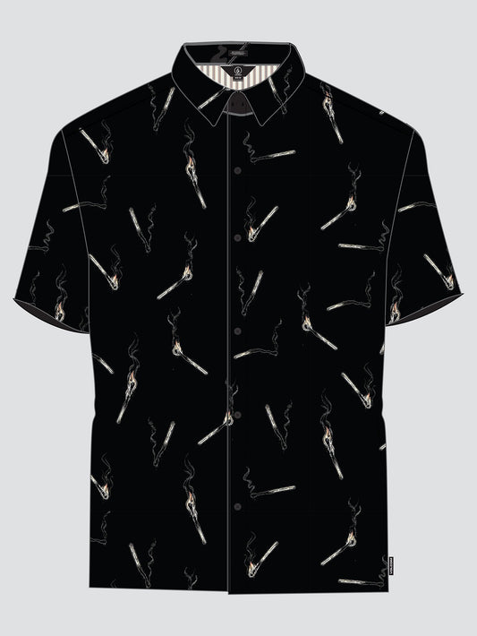 Waits Short Sleeve Shirt - Black
