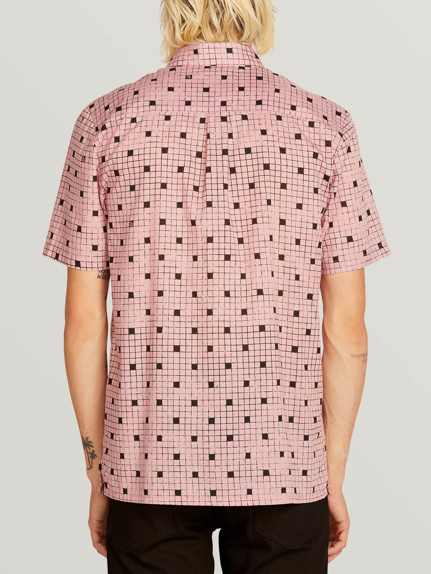 Crossed Up Shirt  - Light Mauve