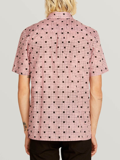 Crossed Up Shirt  - Light Mauve