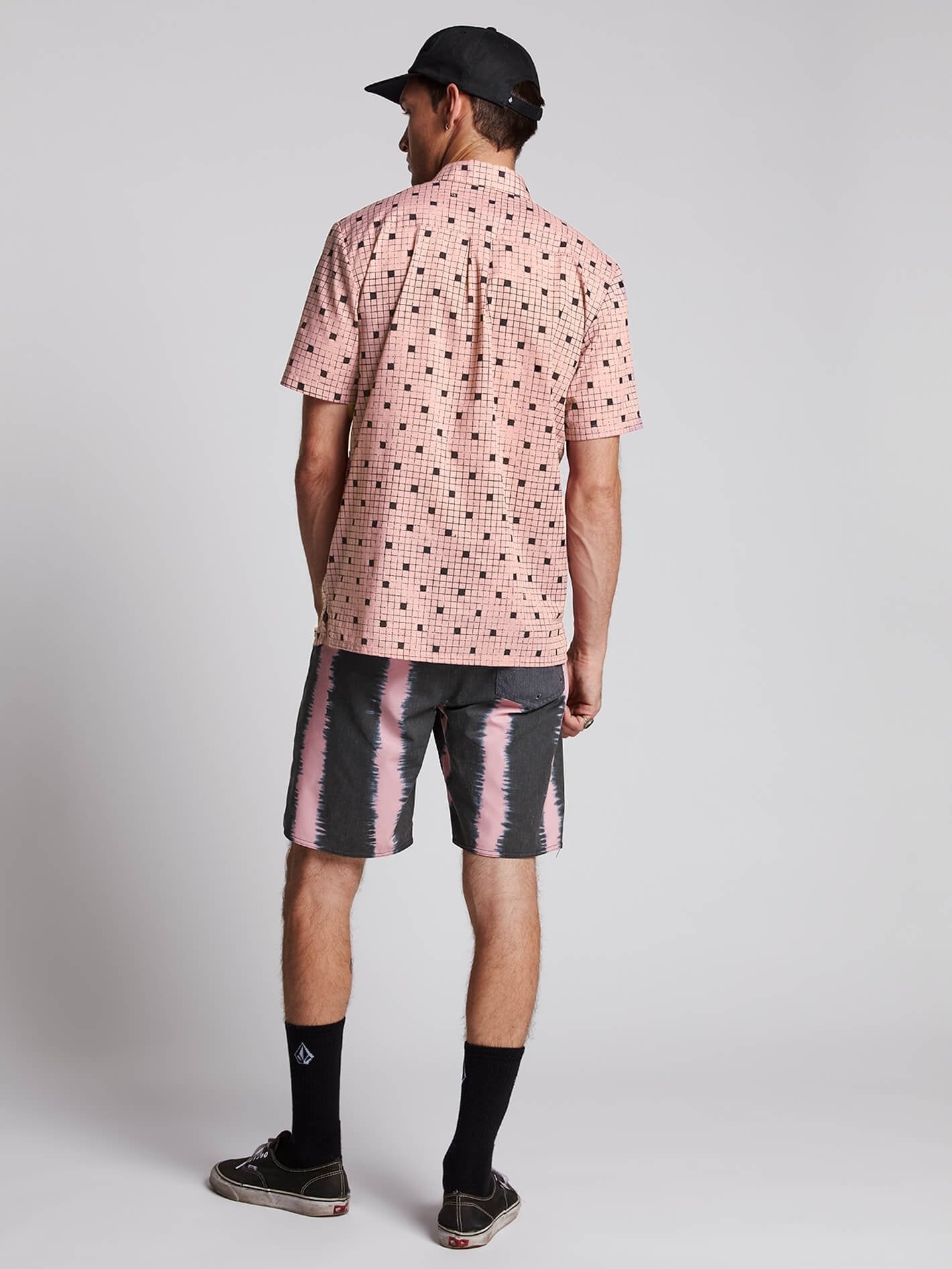 Crossed Up Shirt  - Light Mauve