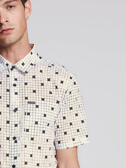Crossed Up Shirt  - White