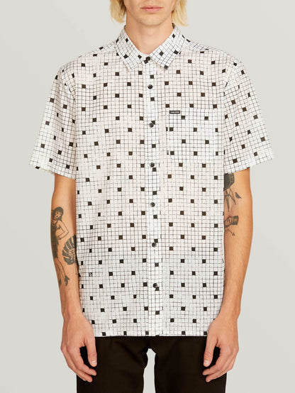 Crossed Up Shirt  - White