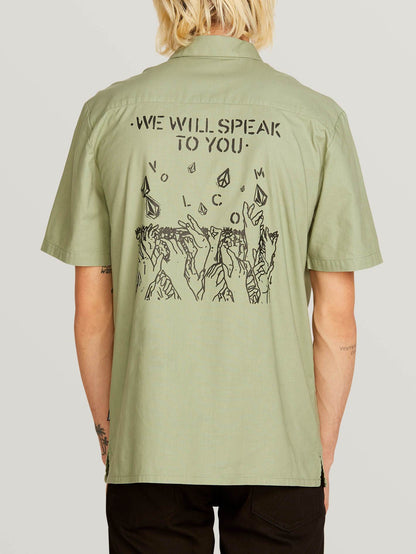 Crowd Control Shirt  - Dusty Green