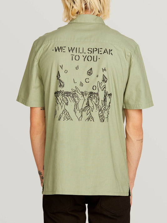 Crowd Control Shirt  - Dusty Green