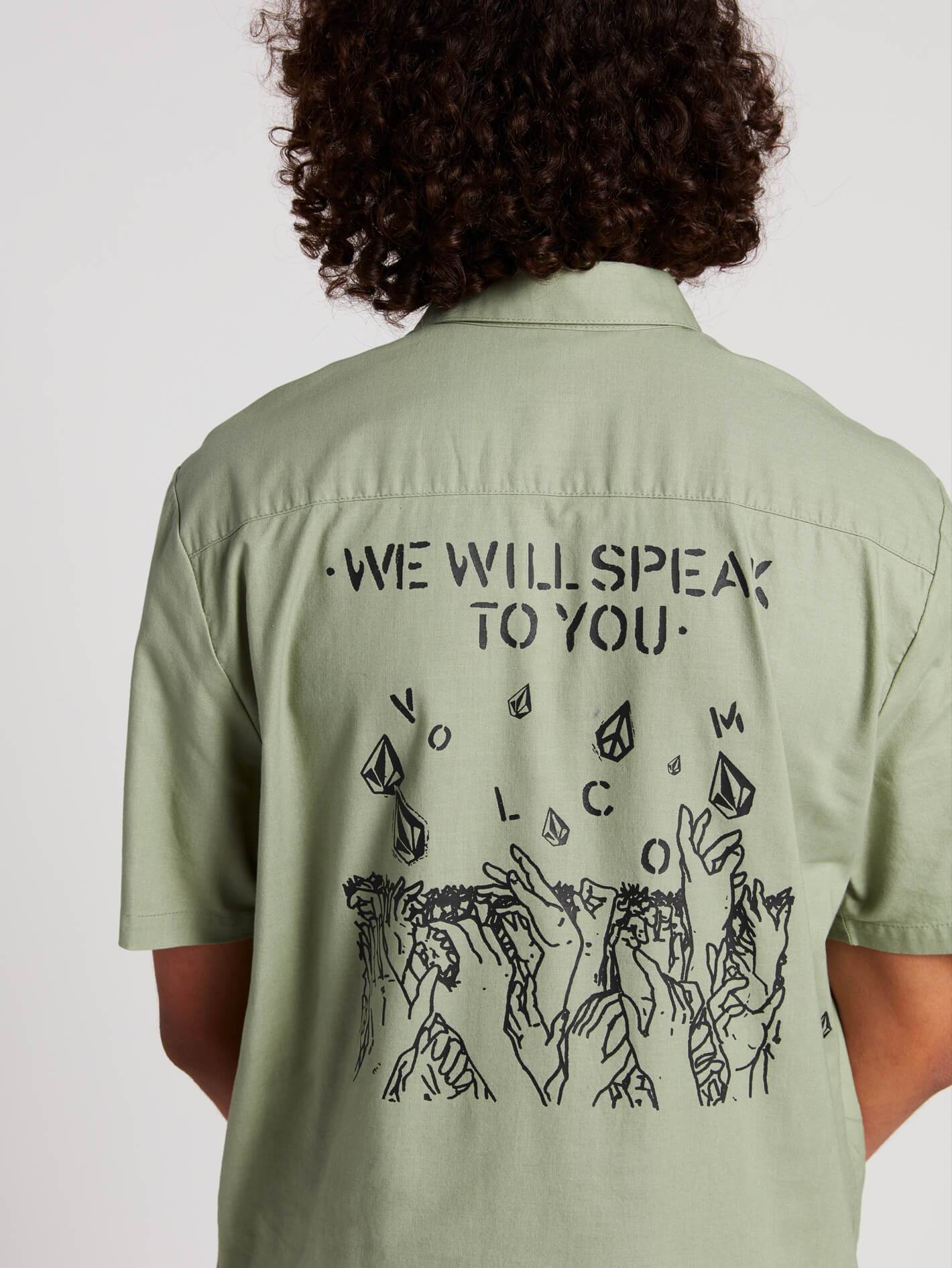 Crowd Control Shirt  - Dusty Green