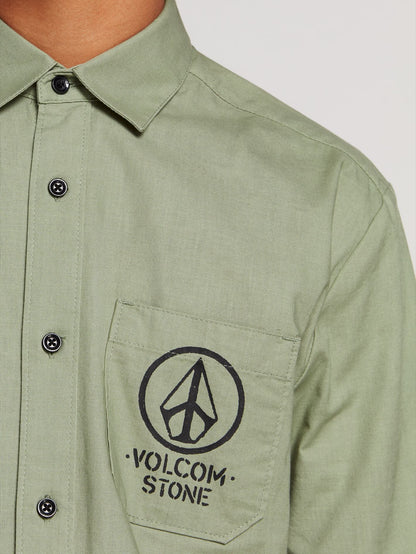 Crowd Control Shirt  - Dusty Green