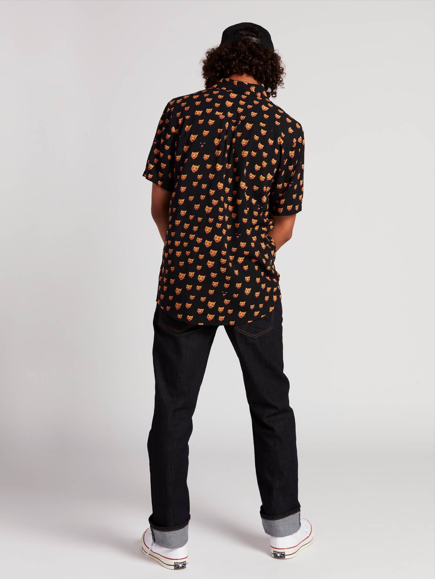 Ozzie Cat Shirt  - Black