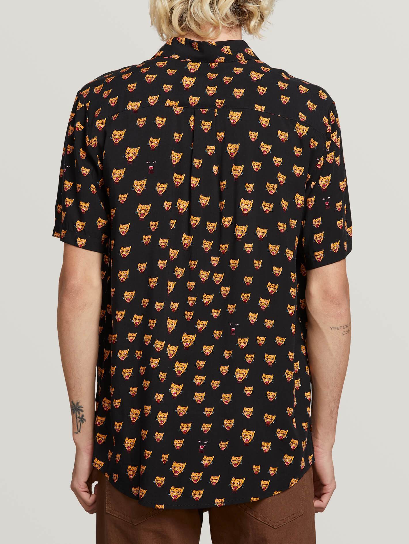 Ozzie Cat Shirt  - Black