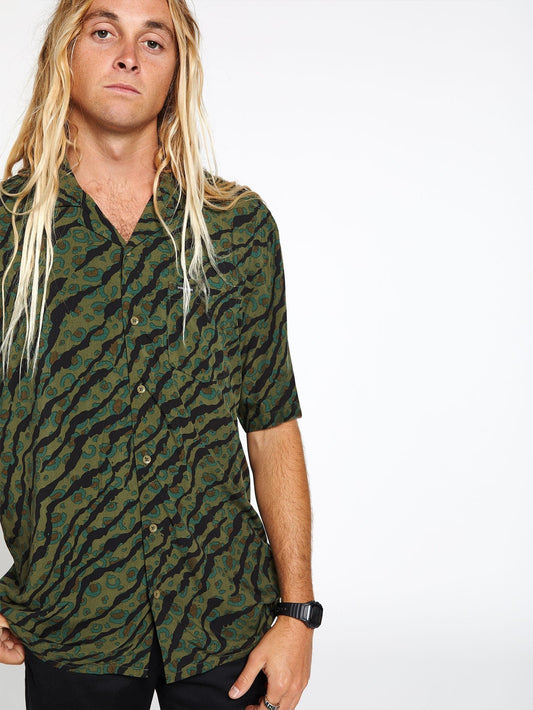 Embertone Shirt - Army Green Combo