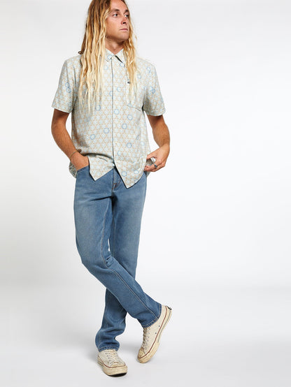 Sun Medallion Shirt - Resin Blue
