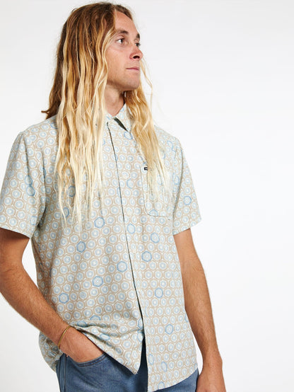 Sun Medallion Shirt - Resin Blue