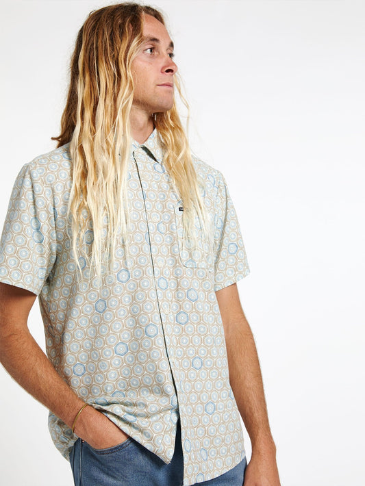 Sun Medallion Shirt - Resin Blue