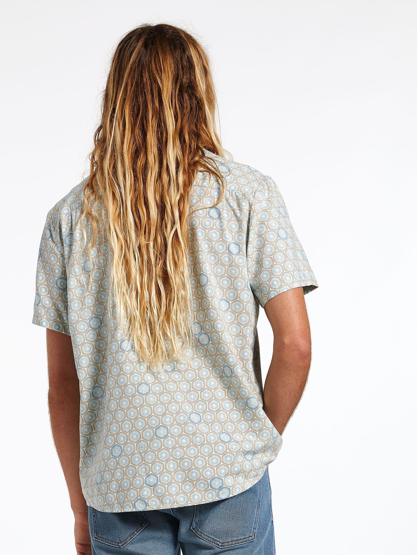 Sun Medallion Shirt - Resin Blue