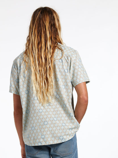 Sun Medallion Shirt - Resin Blue