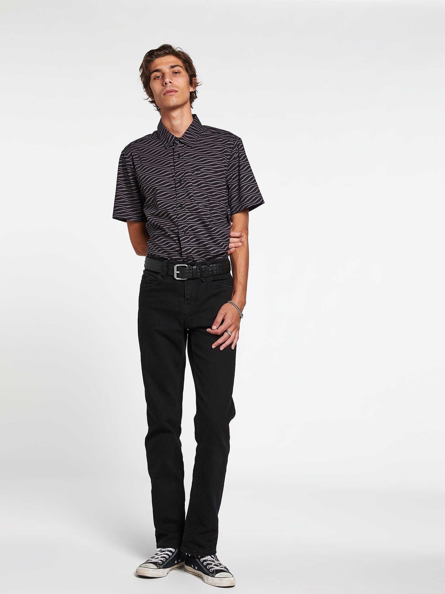 Levstone Vibes Shirt - Dark Charcoal