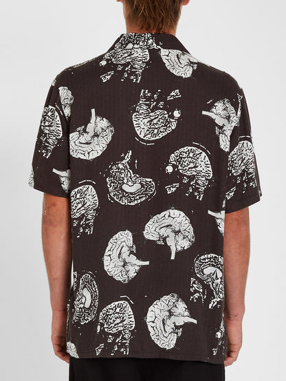 Tab Up Shirt - Black