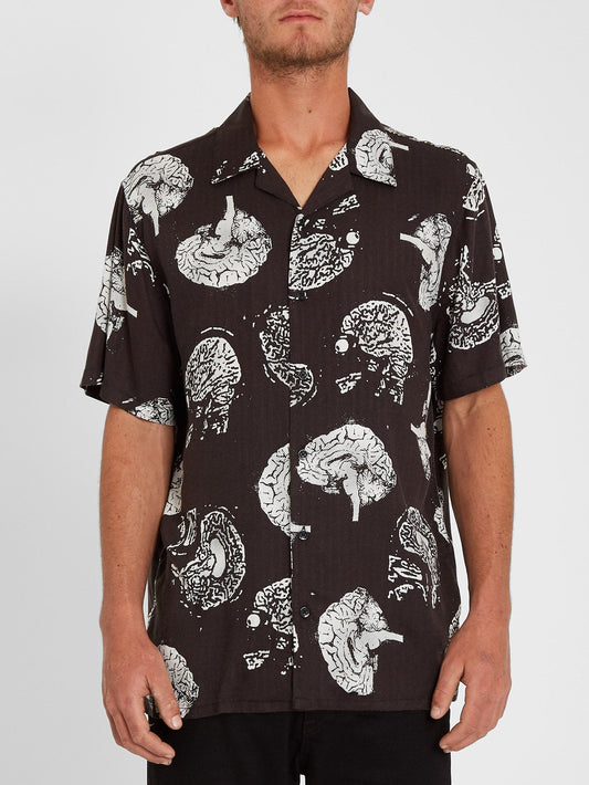 Tab Up Shirt - Black