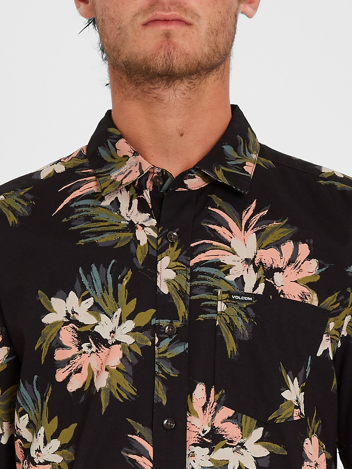 Floral With Cheese Shirt - Black
