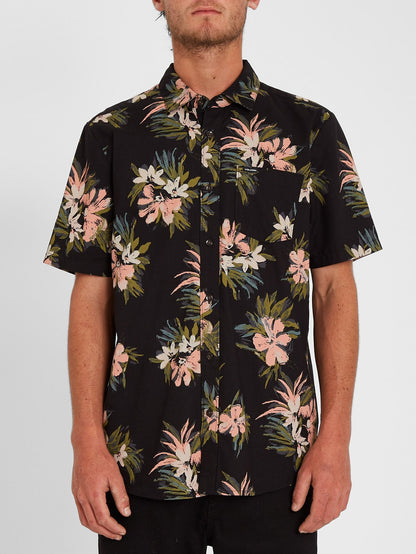 Floral With Cheese Shirt - Black