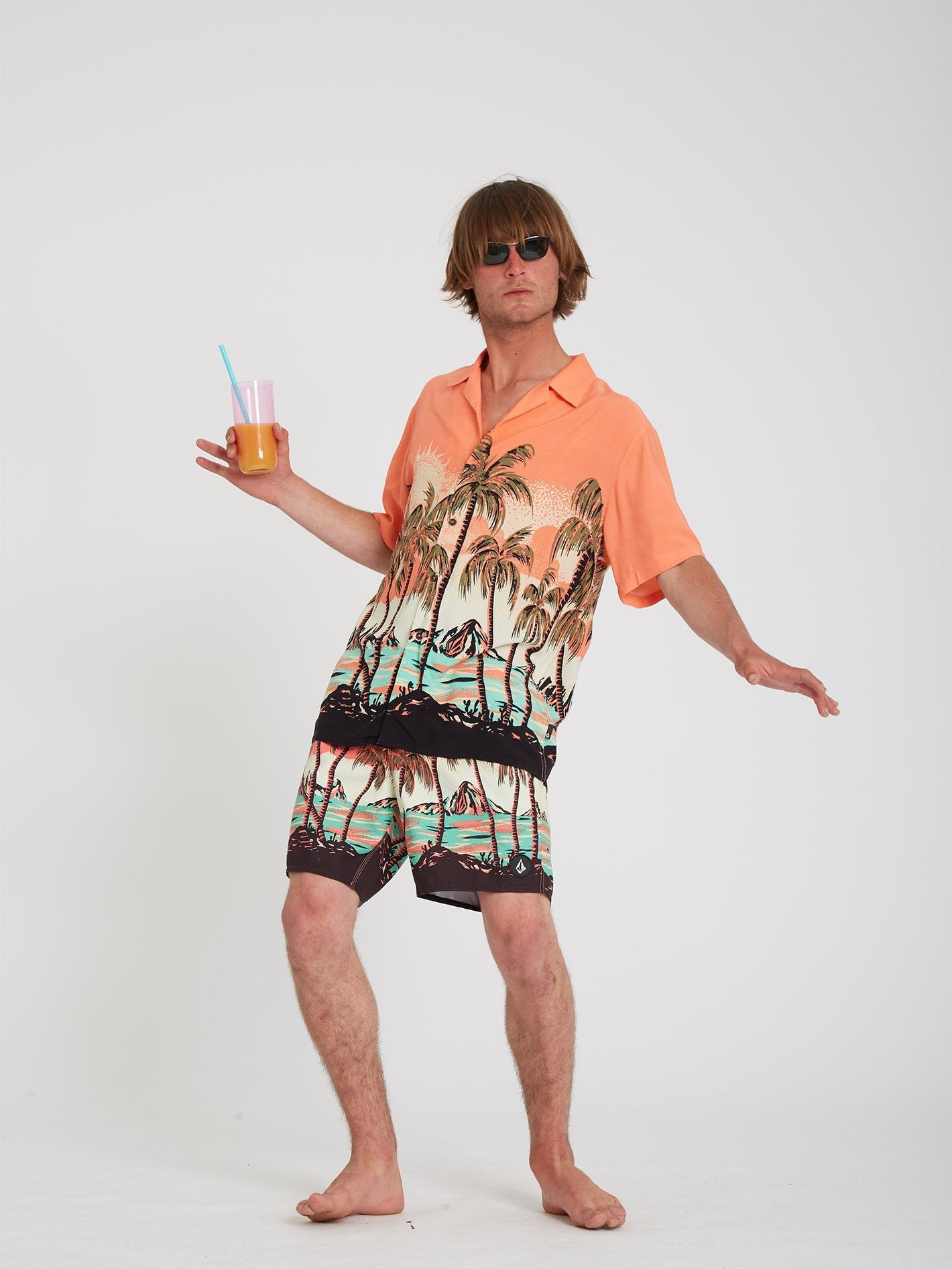 Parodice Shirt - LIVING CORAL