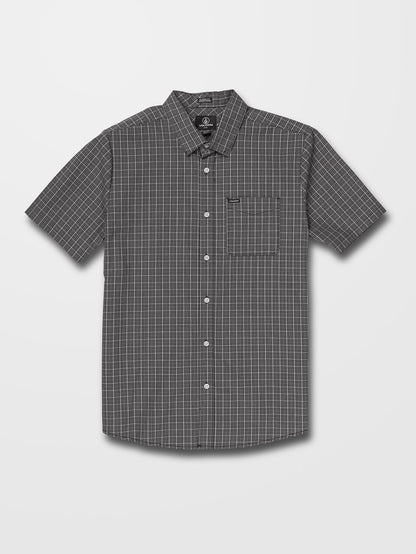 Mini Check Woven Shirt - BLACK