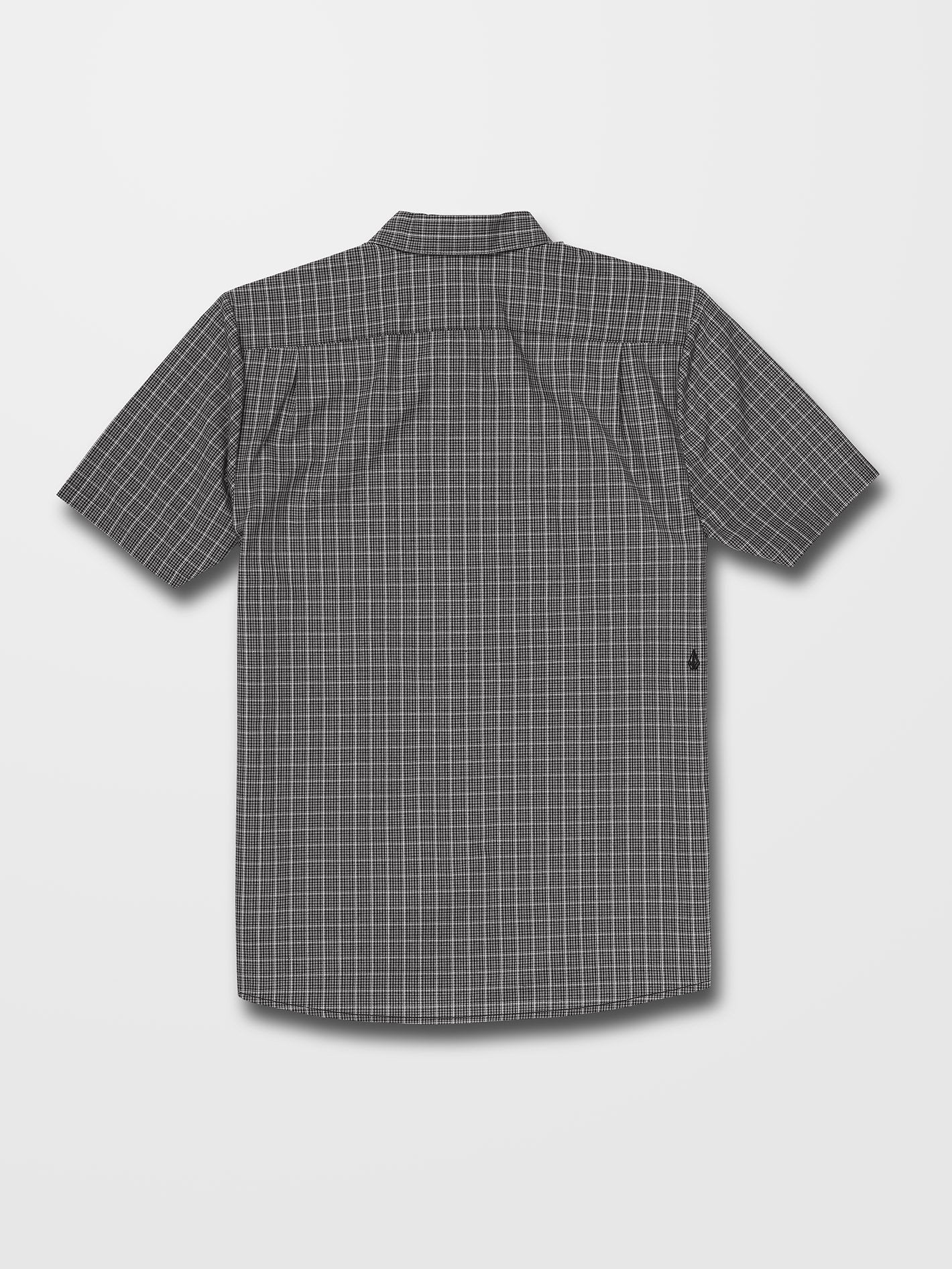 Mini Check Woven Shirt - BLACK