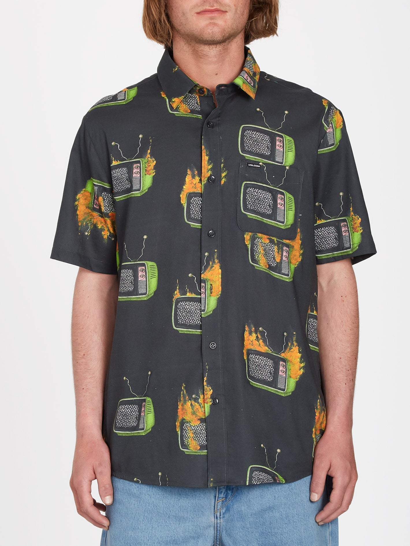 Justin Hager Woven Shirt - BLACK