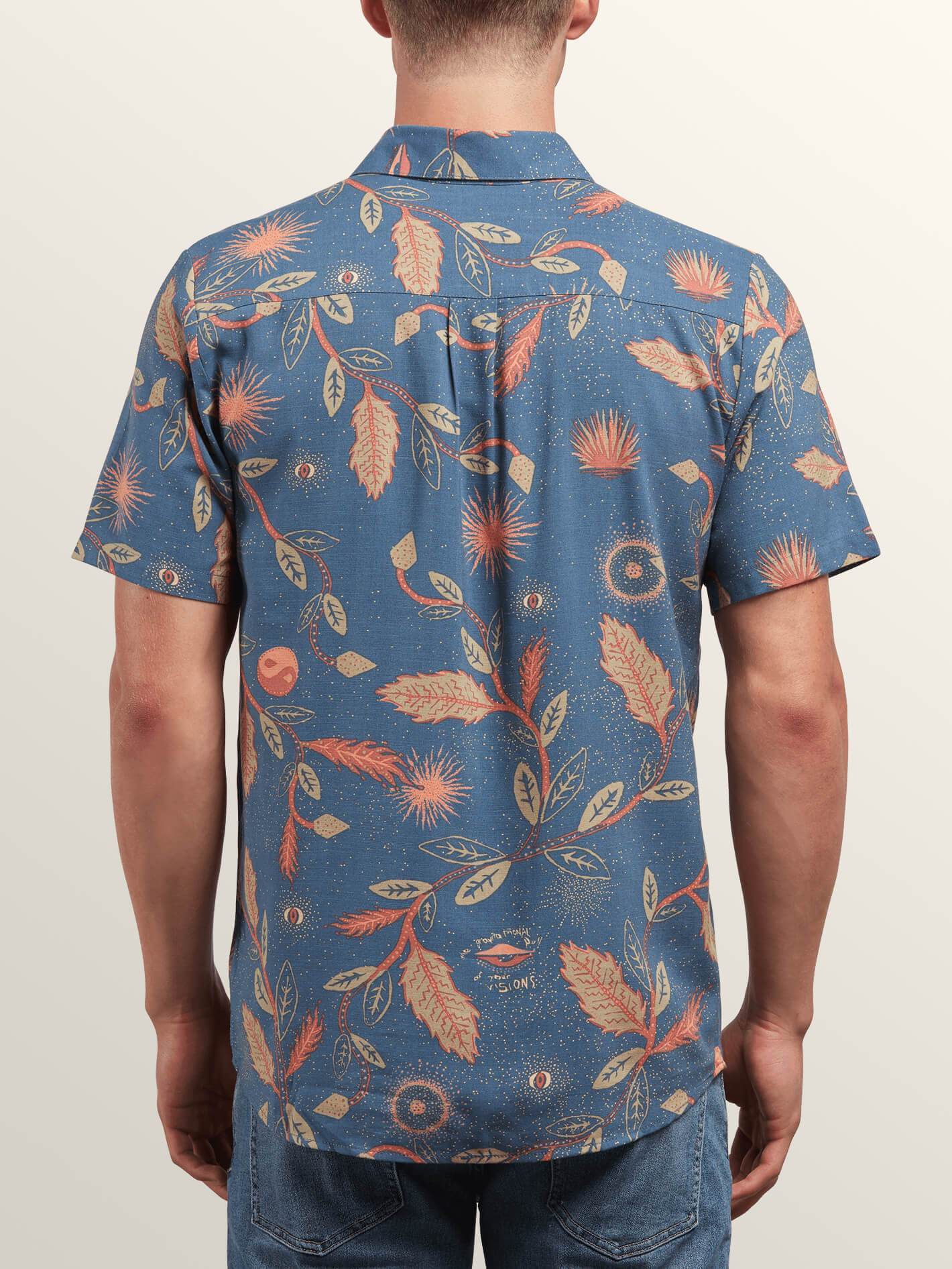 Broha Short Sleeve Shirt - Deep Blue