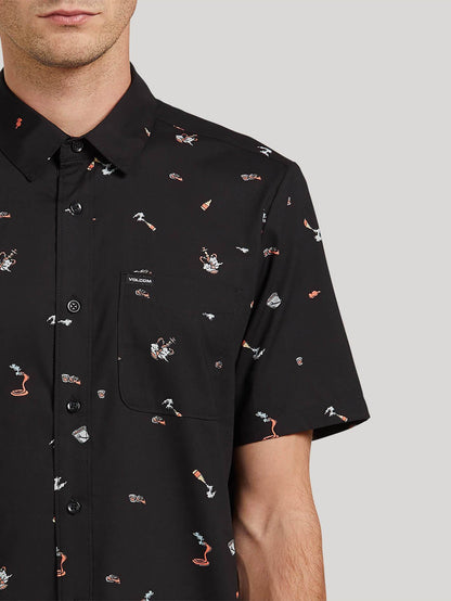 Party Pieces Shirt - BLACK