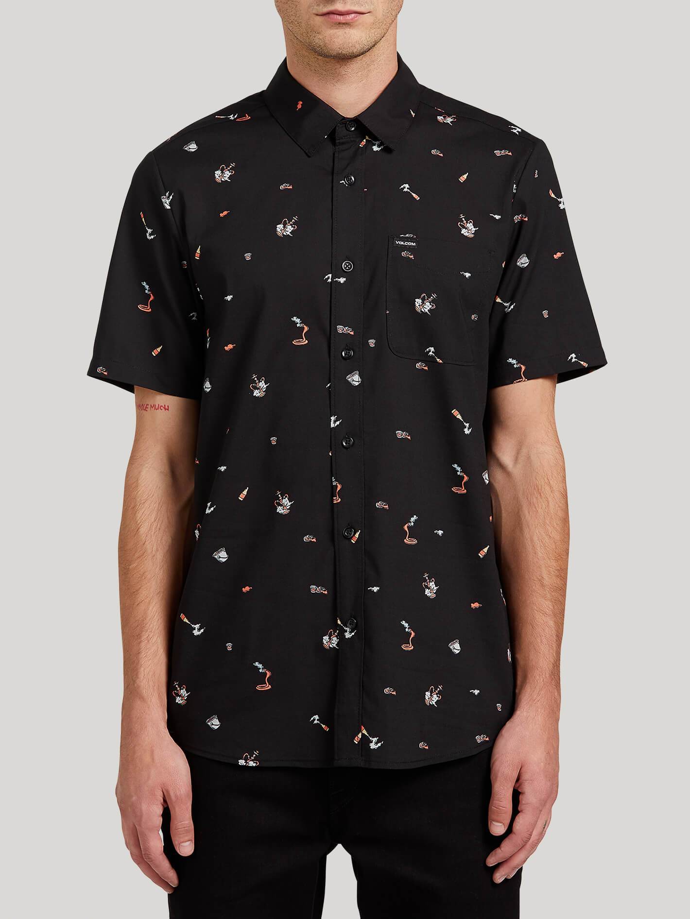 Party Pieces Shirt - BLACK