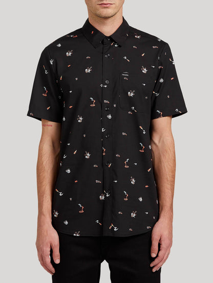 Party Pieces Shirt - BLACK