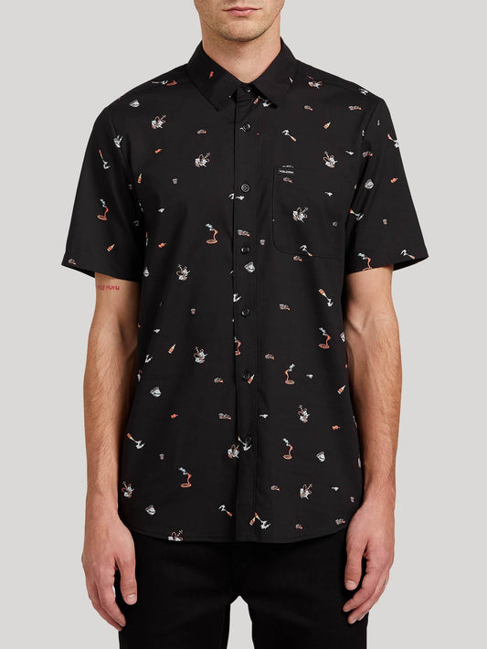 Party Pieces Shirt - BLACK