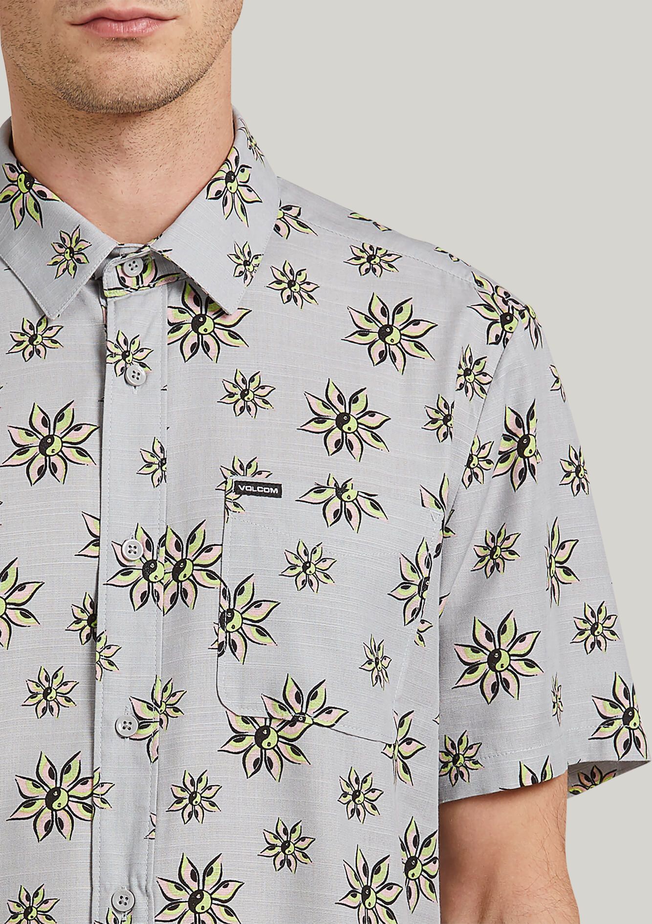 Burch Bloom Shirt - TOWER GREY