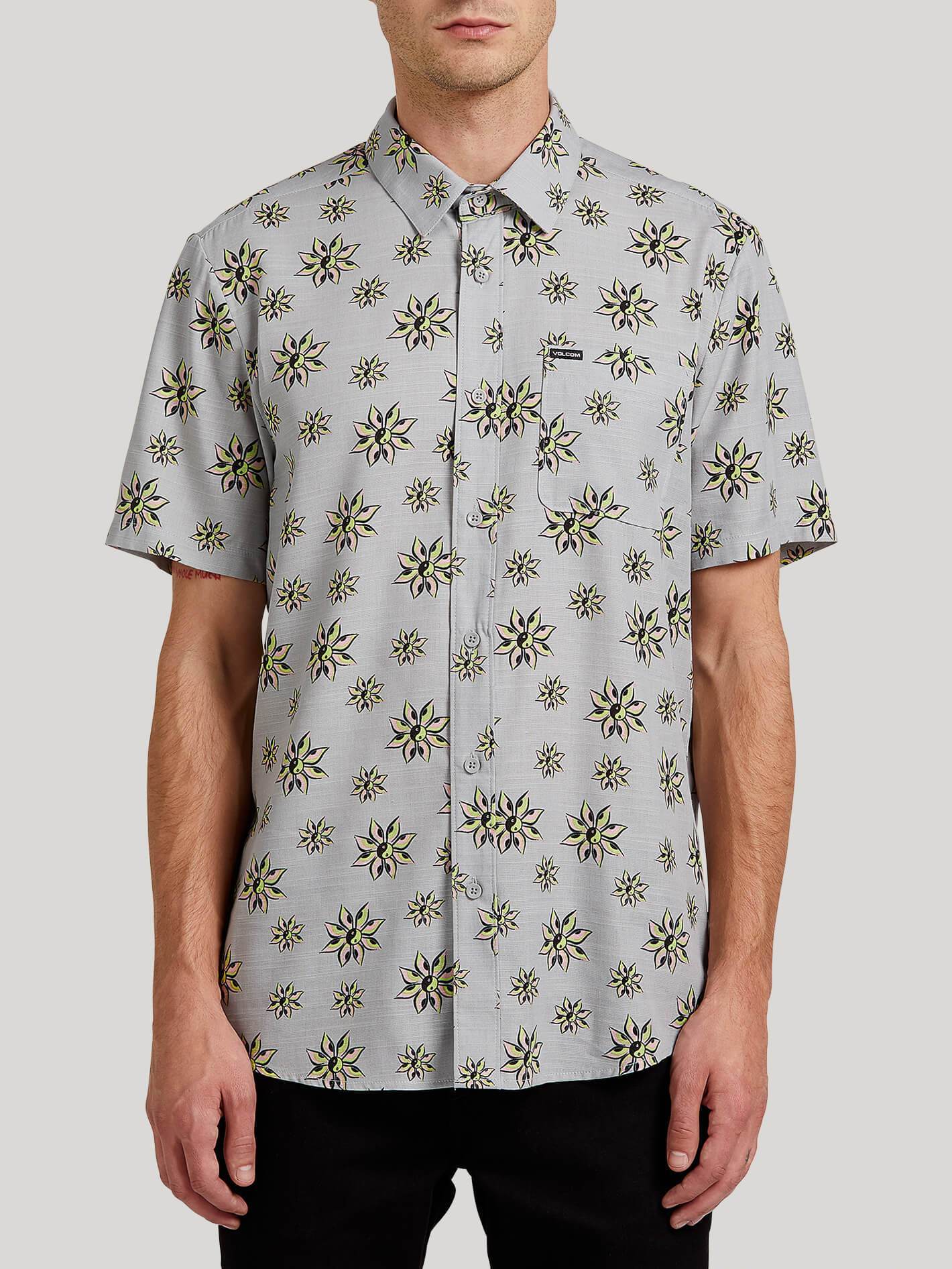 Burch Bloom Shirt - TOWER GREY