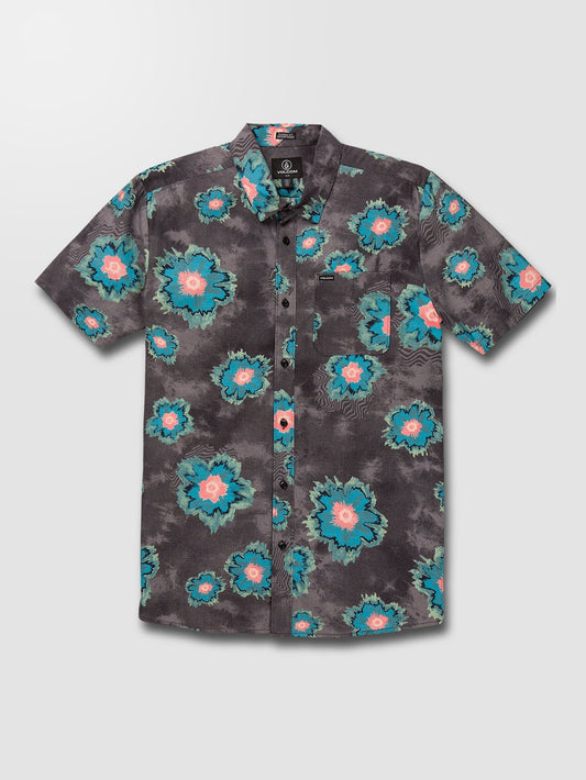 Medal Petal Shirt - BLACK