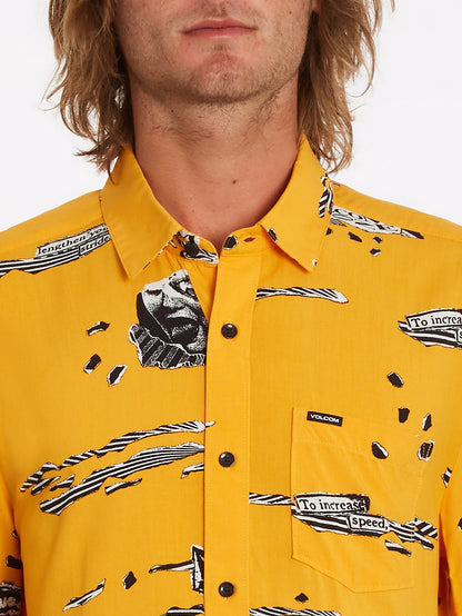 Skate Vitals Woven Shirt - SUNBURST