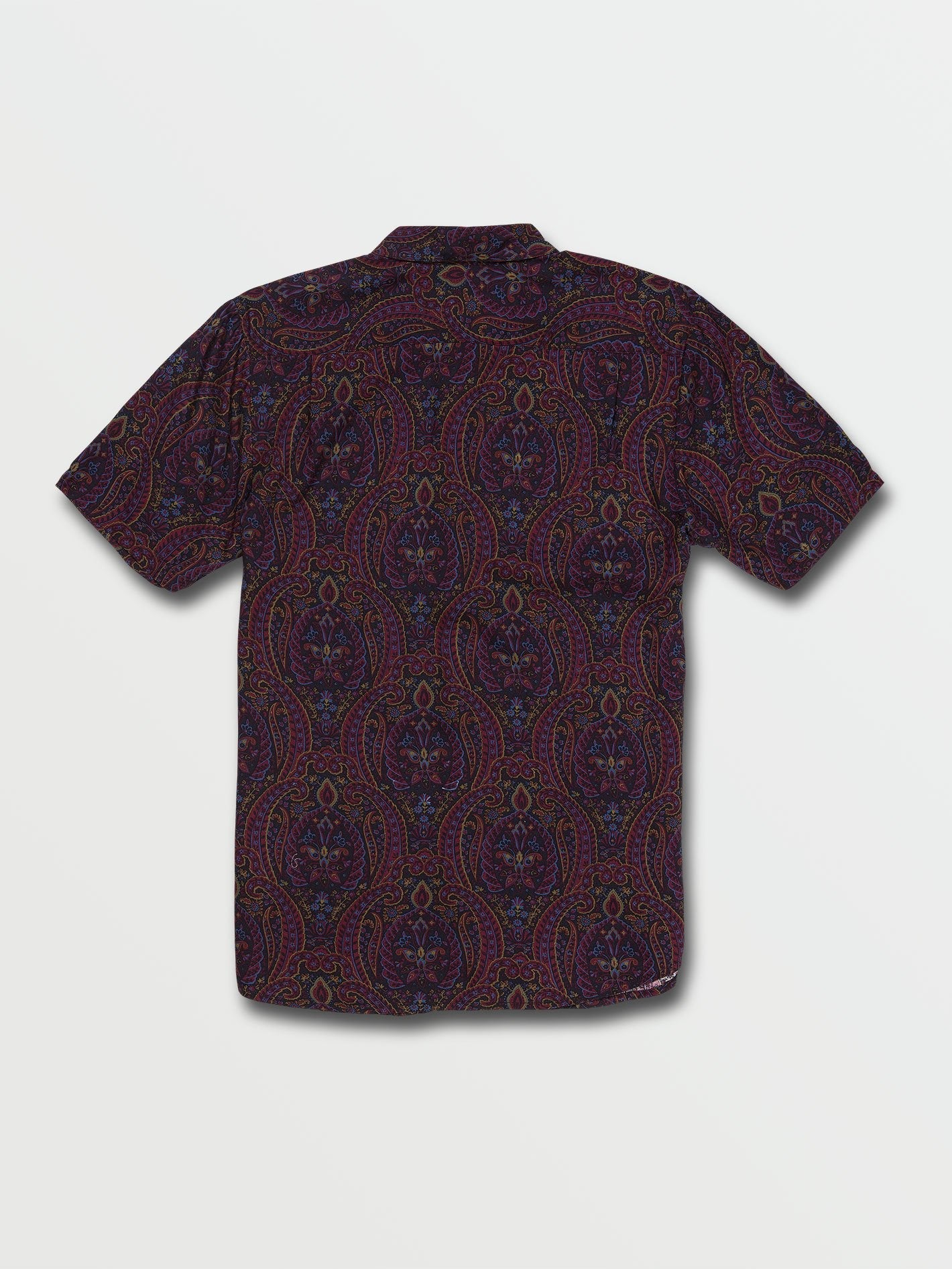 Peachy Paisley Shirt - NEW BLACK