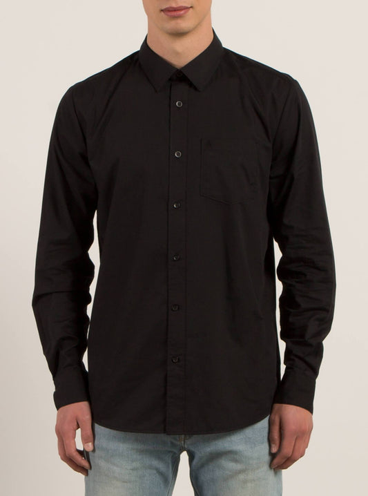 Everett Solid Shirt - Black