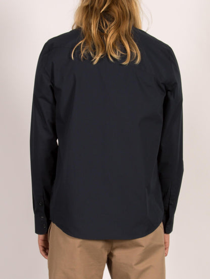 Everett Solid Shirt - Navy