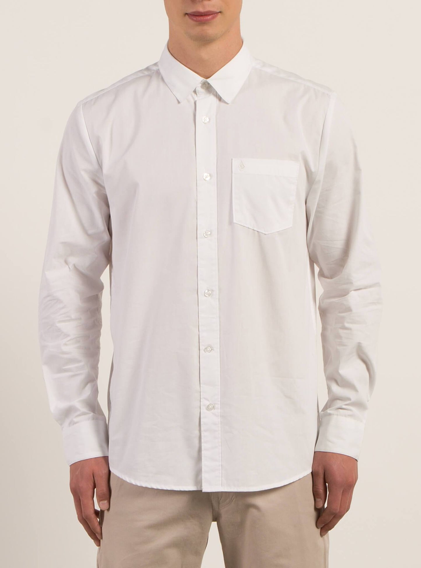 Everett Solid Shirt - White