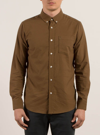 Oxford Stretch Shirt - Mud