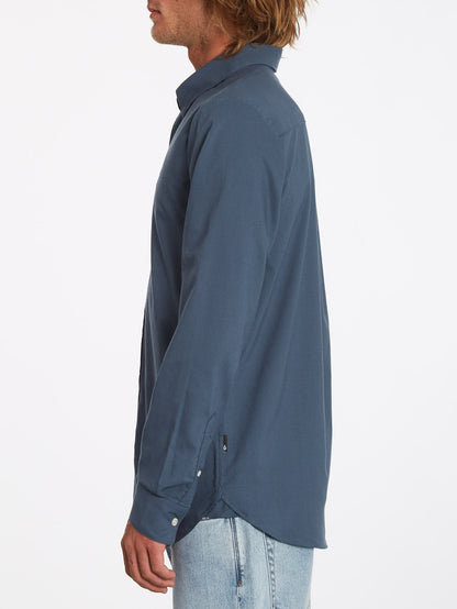Oxford Stretch Shirt - MARINA BLUE