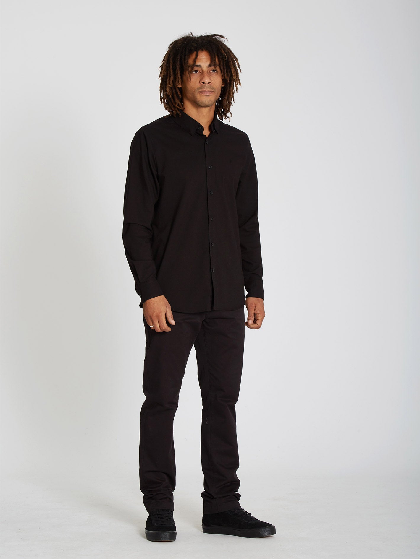 Oxford Stretch Shirt - NEW BLACK